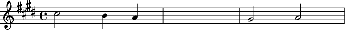 musical example