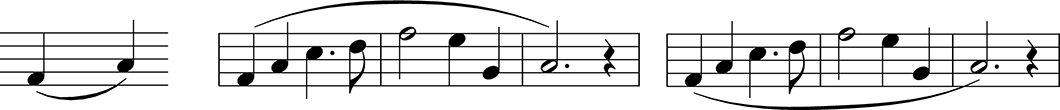 musical example